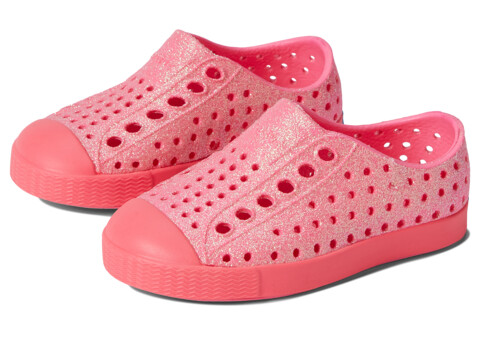 Incaltaminte Fete Native Shoes Jefferson Bling Glitter (ToddlerLittle Kid) Floyd BlingFloyd Pink