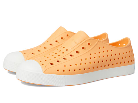 Incaltaminte Fete Native Shoes Jefferson Slip-on Sneakers (Little KidBig Kid) Papaya OrangeShell White
