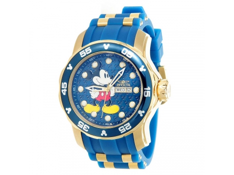 Germina submarin clasic  Invicta Men's 'Disney Limited Edition' Quartz Stainless Steel and Silicone  Casual Watch, Color:Blue (Model: 23764) Blue/Blue | Ceasuri Barbati |  mycloset.ro