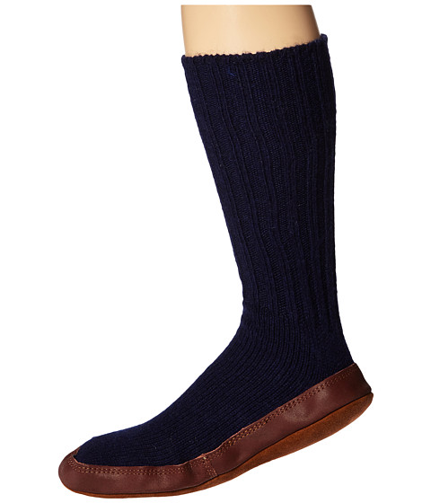 Incaltaminte Femei Acorn Slipper Sock Cobalt Ragg Wool