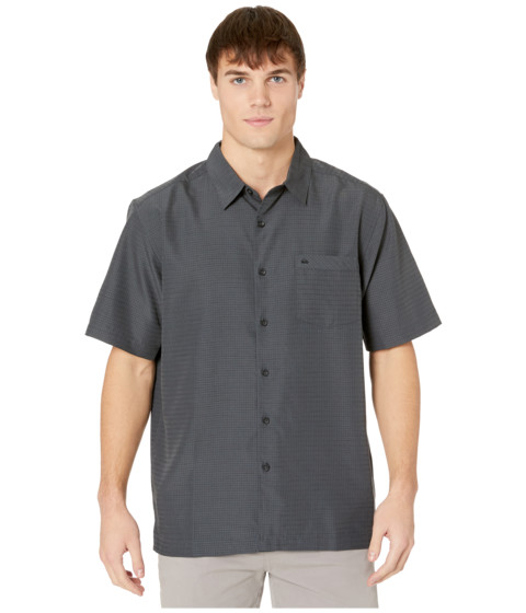 Imbracaminte Barbati Quiksilver Waterman Centinela 4 Short Sleeve Shirt Black Centinella