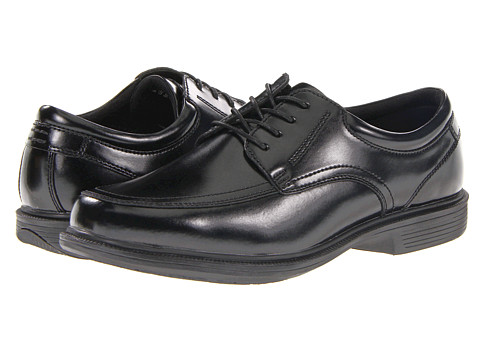 Incaltaminte Barbati Nunn Bush Bourbon Street Moc Toe Oxford with KORE Slip Resistant Walking Comfort Technology Black
