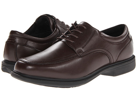 Incaltaminte Barbati Nunn Bush Bourbon Street Moc Toe Oxford with KORE Slip Resistant Walking Comfort Technology Brown