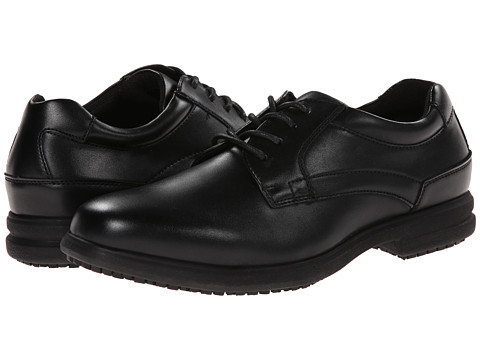 Incaltaminte Barbati Nunn Bush Sherman Slip Resistant Plain Toe Oxford Black