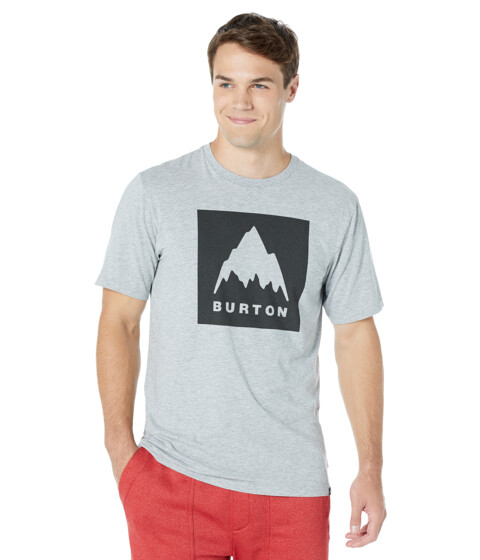 Imbracaminte Barbati Burton Classic Mountain High Short Sleeve T-Shirt Gray Heather 2