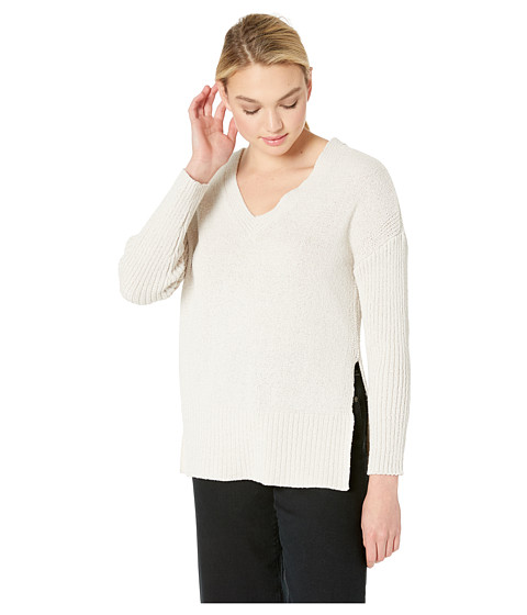 Imbracaminte Femei BB Dakota Getting Warmer V-Neck Wide Ribbed Sweater Light Sand