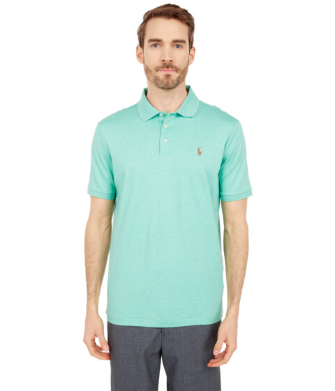 Imbracaminte Barbati Polo Ralph Lauren Classic Fit Soft Cotton Polo Shirt Resort Green Heather