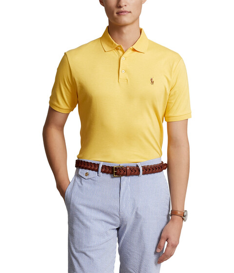 Imbracaminte Barbati Polo Ralph Lauren Classic Fit Soft Cotton Polo Shirt Yellow 2