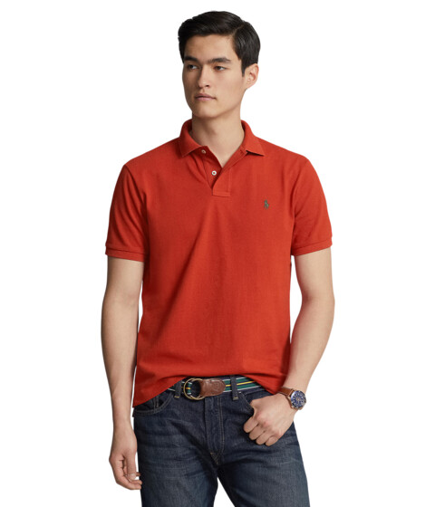 Imbracaminte Barbati Polo Ralph Lauren Classic Fit Mesh Polo Shirt Sportsman Orange