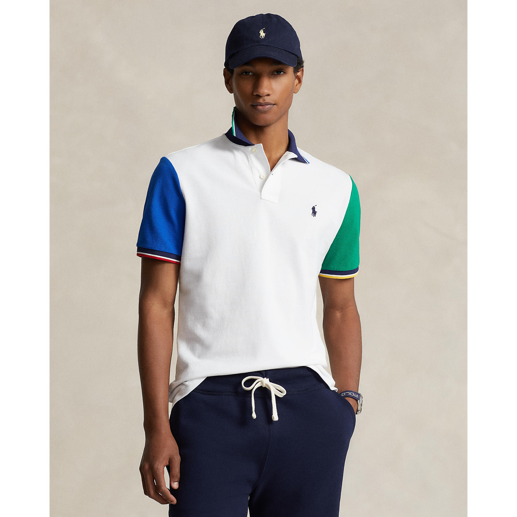 Imbracaminte Barbati Polo Ralph Lauren Classic Fit Mesh Polo Shirt White