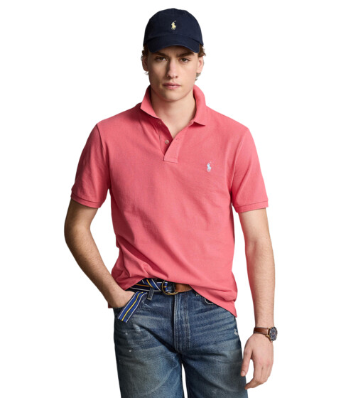 Imbracaminte Barbati Polo Ralph Lauren Custom Slim Fit Mesh Polo Shirt Red 4