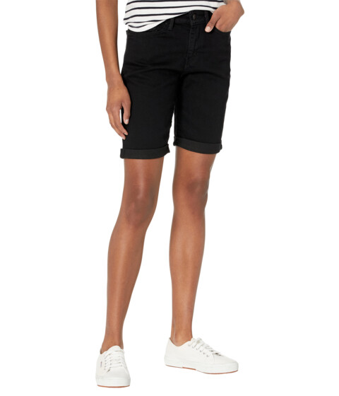 Imbracaminte Femei Signature by Levi Strauss Co Gold Label Mid-Rise Skinny Skinny Shorts Black Opal