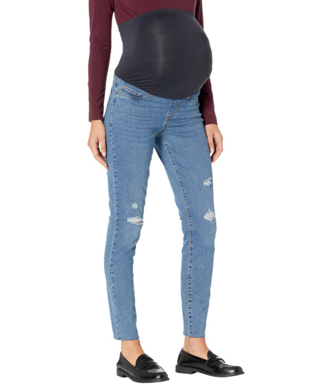 Imbracaminte Femei Signature by Levi Strauss Co Gold Label Maternity Skinny Jeans Royal Marina