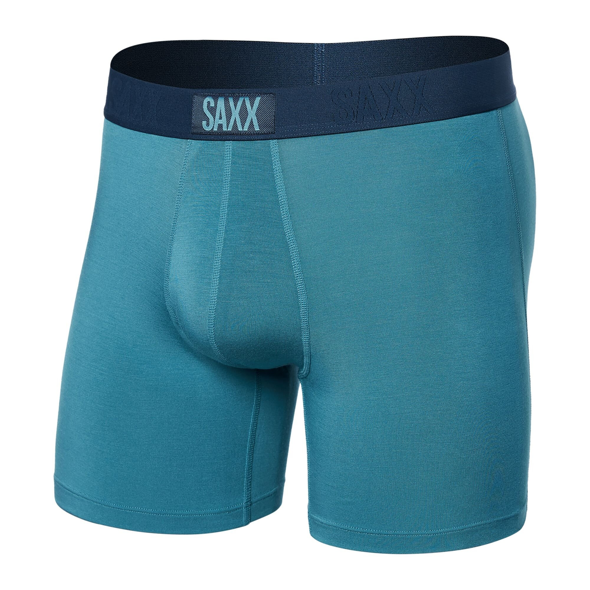 Imbracaminte Barbati SAXX UNDERWEAR Vibe Super Soft Boxer Brief Hydro Blue