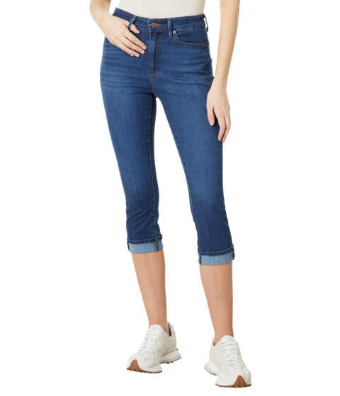 Incaltaminte Femei Signature by Levi Strauss Co Gold Label Mid-Rise Capri Jeans Over the Moon