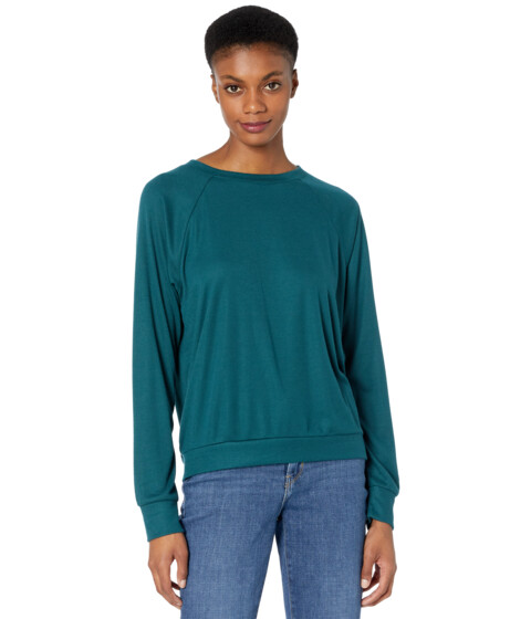 Imbracaminte Femei Eberjey Mina - The Ringer Sweatshirt Evergreen
