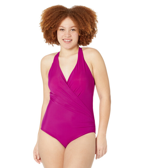 Imbracaminte Femei Miraclesuit Rock Solid Wrapsody One-Piece Framboise