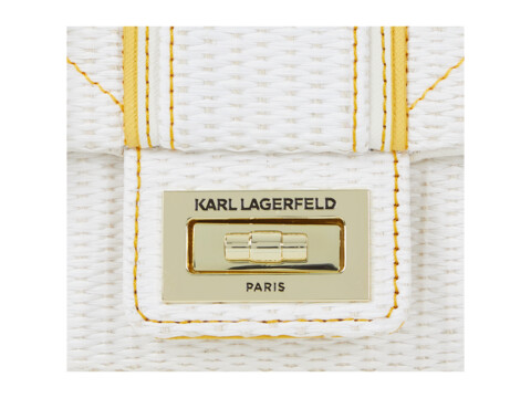 Genti Femei Karl Lagerfeld Paris Agyness Crossbody White Combo image3
