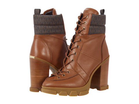 Incaltaminte Femei MICHAEL Michael Kors Ridley Lace-Up Bootie Luggage