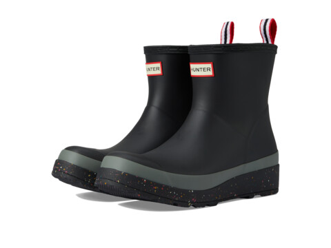 Incaltaminte Femei Hunter Play Short Speckle Sole Wellington Boots BlackUrban Grey