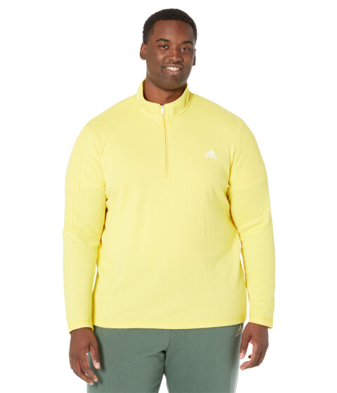Imbracaminte Barbati adidas Golf 3-Stripes 14 Zip Pullover Impact Yellow Melange