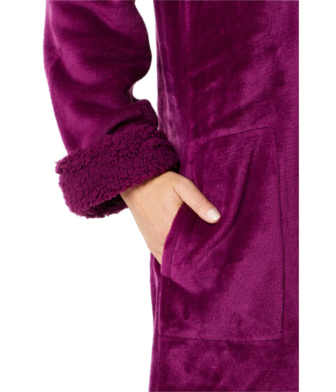 Imbracaminte Femei Natori Plush Sherpa Zip Caftan Dark Violet