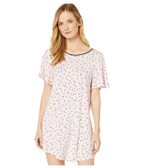 Imbracaminte Femei Kate Spade New York Evergreen Modal Jersey Short Sleeve Sleepshirt Scattered Dot Pink