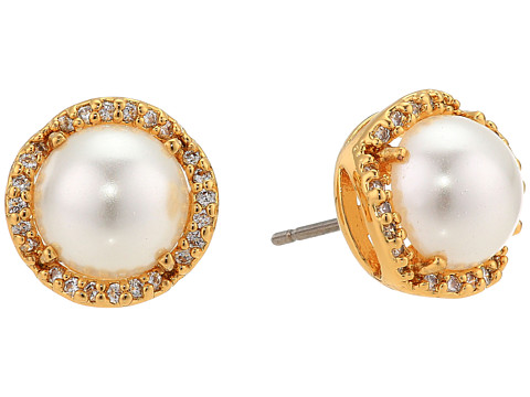 Bijuterii Femei Kate Spade New York That Sparkle Pave Round Large Studs Earrings CreamGold
