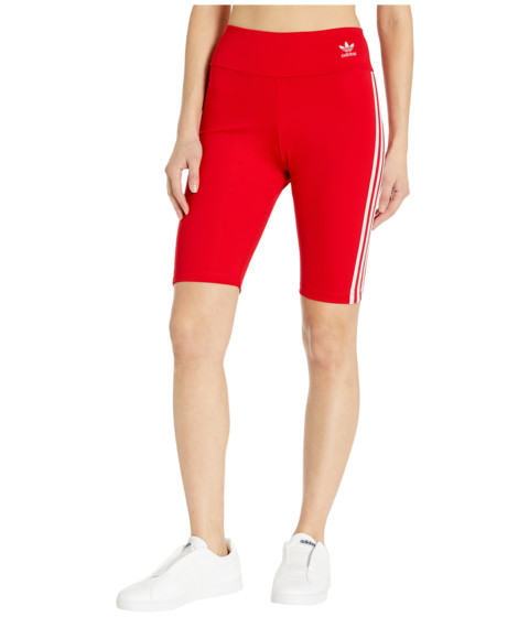 Imbracaminte Femei adidas Originals adiColor Biker Shorts Lush RedWhite