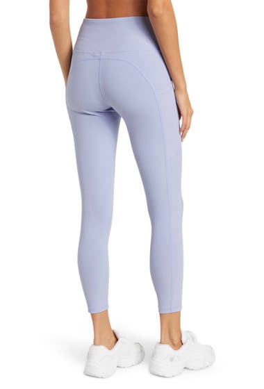 Imbracaminte Femei Z By Zella Daily High Waist Ribbed Pocket Leggings Blue Thistle image1