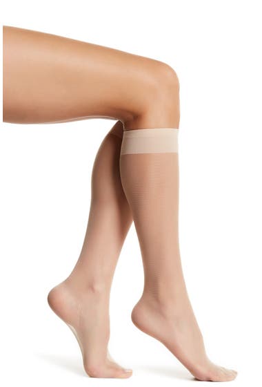 Imbracaminte Femei shimera Knee High Sheer Socks - Pack of 2 Medium Nude