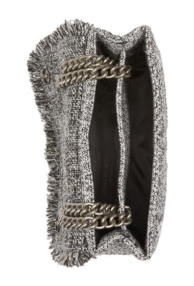 Genti Femei Kurt Geiger Tweed Brixton Dual Shoulder Lock Bag Grey image4