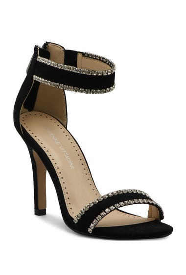 Incaltaminte Femei Adrienne Vittadini Gracy Suede Embellished Stiletto Sandal Black-Ms image9