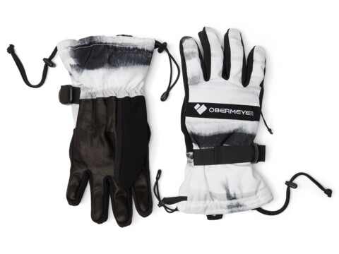 Accesorii Barbati Obermeyer Regulator Gloves White-Out