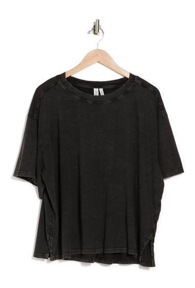 Imbracaminte Femei Z By Zella Free Ride Washed T-Shirt Black