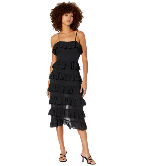 Imbracaminte Femei MINKPINK Verity Strappy Frill Dress Black image