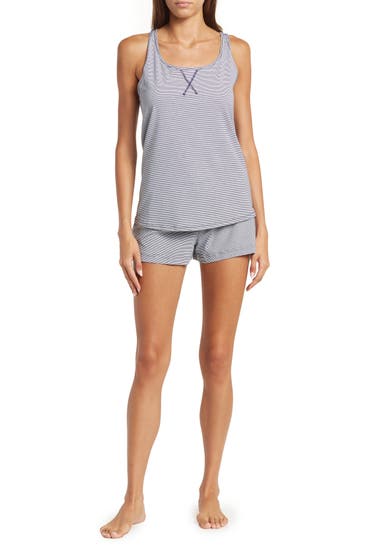 Imbracaminte Femei Calvin Klein Jersey Tank Shorts Pajama 2-Piece Set Modern Gingham - Raindance image11