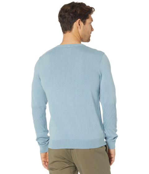 Imbracaminte Barbati Billy Reid Garment Dyed Fine Gauge Sweater Denim Blue image1