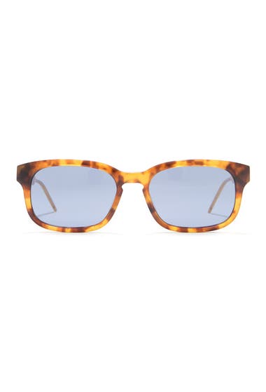 Ochelari Femei Gucci 55mm Novelty Sunglasses Havana Havana Blue