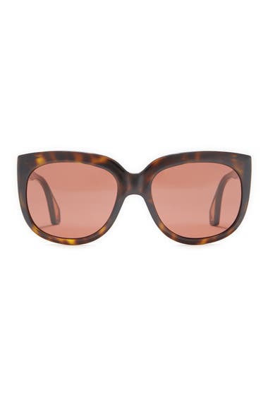 Ochelari Femei Gucci 57mm Fashion Sunglasses Havana Havana Brown