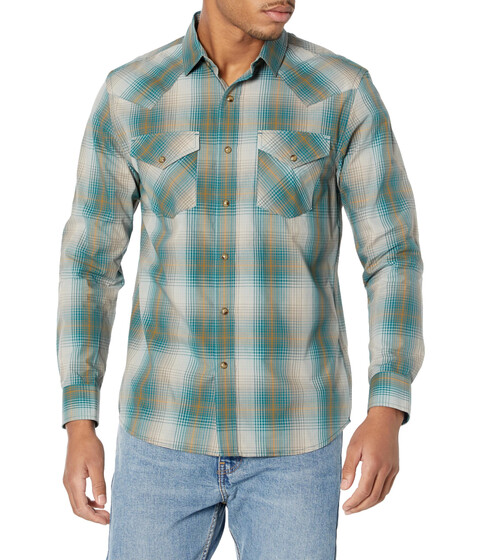 Imbracaminte Barbati Pendleton Frontier Shirt Long Sleeve TanAegeanGold Plaid