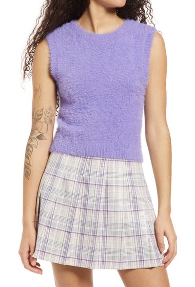Imbracaminte Femei BP Fitted Sweater Vest Purple Paisley