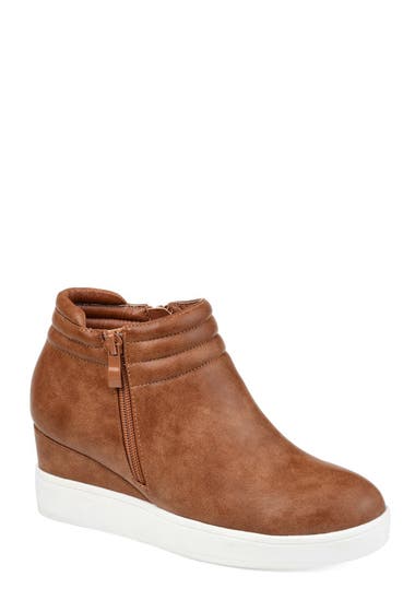 Incaltaminte Femei JOURNEE Remmy Ribbed Ankle Bootie Brown image4