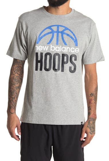 Imbracaminte Barbati New Balance Basketball All Game Graphic T-Shirt Athletic Grey 053