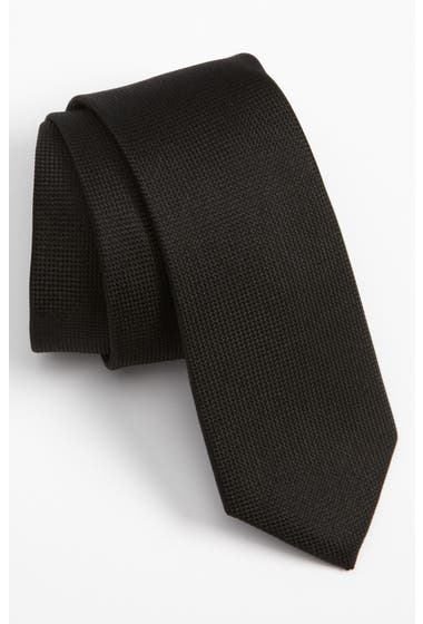 Accesorii Barbati THE TIE BAR Woven Silk Tie Black