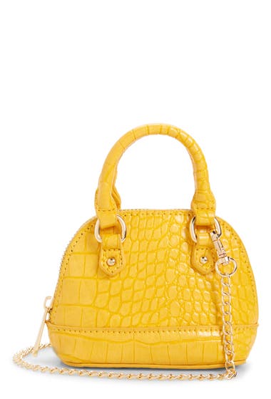 Genti Femei BP Micro Mini Top Handle Bag Yellow