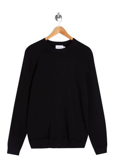 Imbracaminte Barbati TOPMAN Essential Twist Crewneck Sweater Black