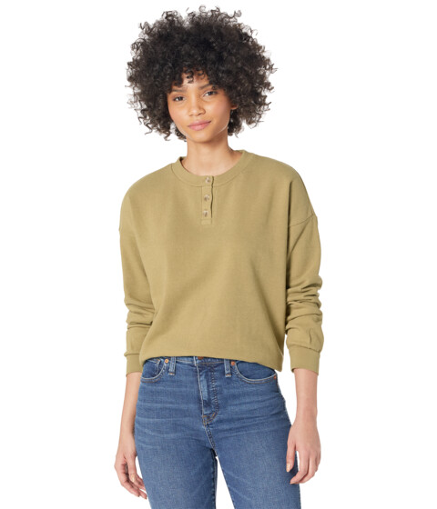 Imbracaminte Femei Madewell Roster Henley Tee Muted Olive