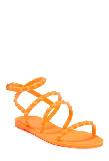 Incaltaminte Femei Wild Diva Lounge Studded Sandal Orange image6
