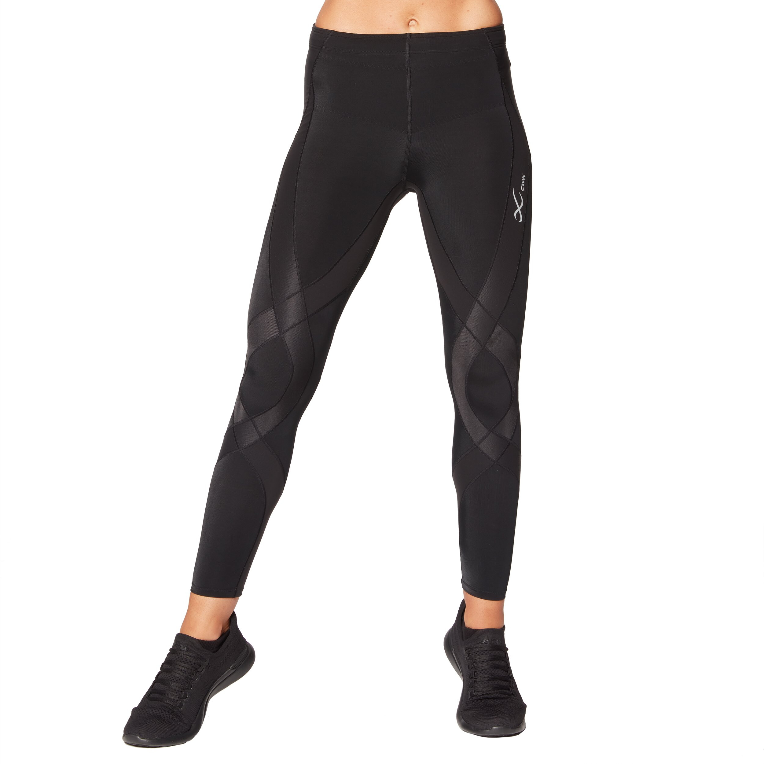 Imbracaminte Femei CW-X Endurance Generator Joint amp Muscle Support Compression Tights Jet Black